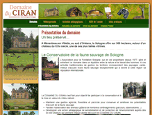 Tablet Screenshot of domaineduciran.com
